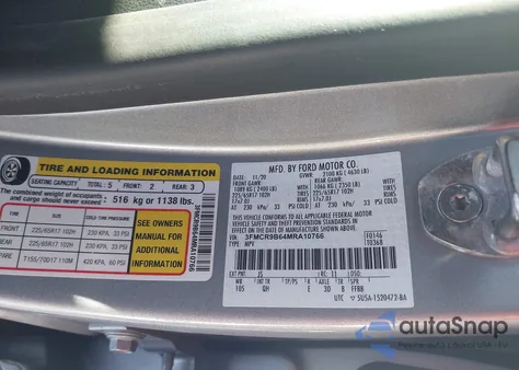 2021 Ford Bronco Sport Big Bend from USA, damaged, VIN 3FMCR9B64MRA10766